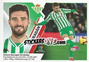 Sticker Barragán (6B) - Liga Spagnola 2019-2020 n. 168 - Colecciones ESTE
