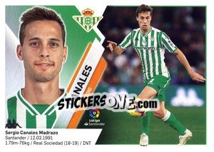 Figurina Canales (11) - Liga Spagnola 2019-2020 - Colecciones ESTE