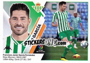 Sticker Javi García (8BIS) - Liga Spagnola 2019-2020 n. 180 - Colecciones ESTE
