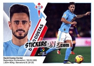 Sticker David Costas (5) - Liga Spagnola 2019-2020 n. 195 - Colecciones ESTE