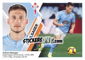Sticker Hjulsager (12A) - Liga Spagnola 2019-2020 n. 204 - Colecciones ESTE