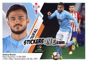 Sticker Boufal (13) - Liga Spagnola 2019-2020 n. 206 - Colecciones ESTE