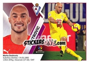 Sticker Dmitrovic (1) - Liga Spagnola 2019-2020 n. 221 - Colecciones ESTE