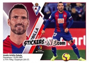 Sticker Arbilla (5) - Liga Spagnola 2019-2020 n. 225 - Colecciones ESTE