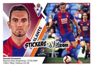 Sticker Escalante (9) - Liga Spagnola 2019-2020 n. 229 - Colecciones ESTE