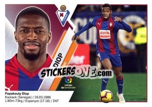Sticker Diop (12A) - Liga Spagnola 2019-2020 n. 233 - Colecciones ESTE