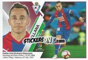 Sticker Orellana (13) - Liga Spagnola 2019-2020 n. 235 - Colecciones ESTE