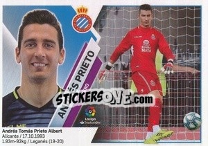 Sticker Andrés Prieto (2) - Liga Spagnola 2019-2020 n. 252 - Colecciones ESTE