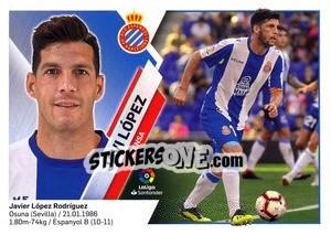 Sticker Javi López (3) - Liga Spagnola 2019-2020 - Colecciones ESTE