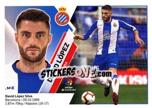 Sticker David López (4) - Liga Spagnola 2019-2020 n. 254 - Colecciones ESTE