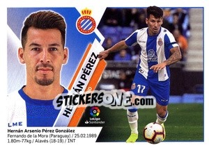 Figurina Hernán Pérez (12) - Liga Spagnola 2019-2020 n. 265 - Colecciones ESTE