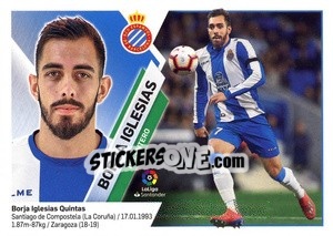 Cromo Borja Iglesias (14A) - Liga Spagnola 2019-2020 - Colecciones ESTE