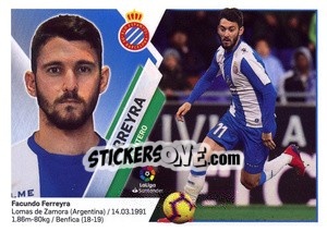 Sticker Ferreyra (15) - Liga Spagnola 2019-2020 n. 269 - Colecciones ESTE