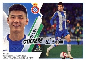 Sticker Wu Lei (16) - Liga Spagnola 2019-2020 n. 270 - Colecciones ESTE