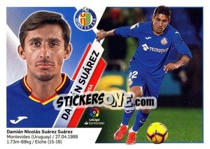 Sticker Damián Suárez (3) - Liga Spagnola 2019-2020 n. 283 - Colecciones ESTE