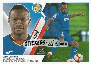 Sticker Djené (4) - Liga Spagnola 2019-2020 - Colecciones ESTE