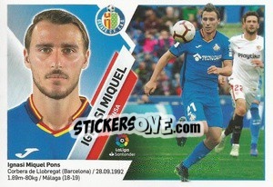 Sticker Ignasi Miquel (6B) - Liga Spagnola 2019-2020 n. 287 - Colecciones ESTE
