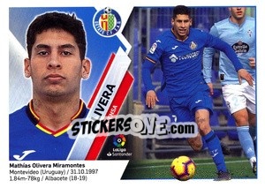 Sticker Olivera (7B) - Liga Spagnola 2019-2020 n. 289 - Colecciones ESTE