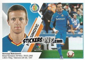 Sticker Nemanja Maksimovic (9) - Liga Spagnola 2019-2020 n. 291 - Colecciones ESTE