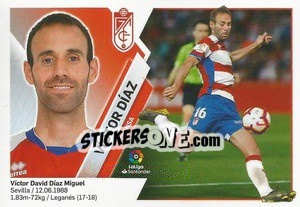 Sticker Víctor Díaz (3) - Liga Spagnola 2019-2020 n. 313 - Colecciones ESTE