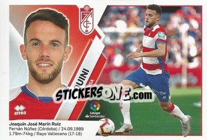 Sticker Quini (6A) - Liga Spagnola 2019-2020 - Colecciones ESTE