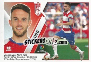 Sticker Quini (6A) - Liga Spagnola 2019-2020 n. 316 - Colecciones ESTE