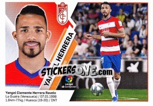 Sticker Yangel Herrera (10BIS) - Liga Spagnola 2019-2020 n. 330 - Colecciones ESTE