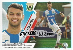 Cromo Álex Martín (3) - Liga Spagnola 2019-2020 n. 343 - Colecciones ESTE