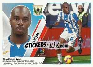 Cromo Nyom (4A) - Liga Spagnola 2019-2020 n. 344 - Colecciones ESTE