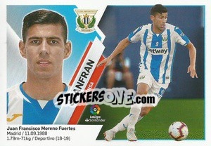 Sticker Juanfran (4B) - Liga Spagnola 2019-2020 n. 345 - Colecciones ESTE