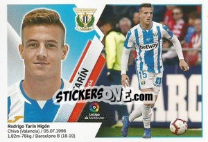 Cromo Tarín (5B) - Liga Spagnola 2019-2020 n. 347 - Colecciones ESTE