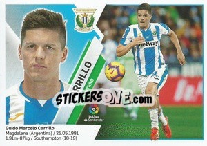 Sticker Carrillo (14A) - Liga Spagnola 2019-2020 n. 356 - Colecciones ESTE