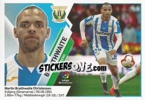 Sticker Braithwaite (15) - Liga Spagnola 2019-2020 n. 358 - Colecciones ESTE