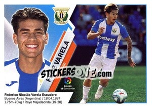 Cromo Fede Varela (9BIS) - Liga Spagnola 2019-2020 n. 360 - Colecciones ESTE
