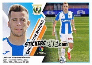 Cromo Christian Rivera (10BIS) - Liga Spagnola 2019-2020 n. 363 - Colecciones ESTE