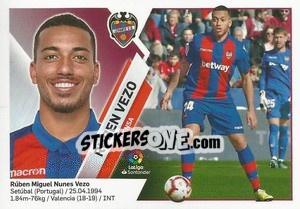 Sticker Rubén Vezo (4A) - Liga Spagnola 2019-2020 n. 374 - Colecciones ESTE