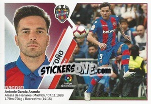 Sticker Toño (7) - Liga Spagnola 2019-2020 n. 379 - Colecciones ESTE
