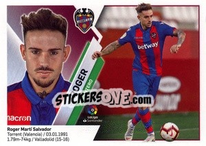 Sticker Roger (16) - Liga Spagnola 2019-2020 n. 390 - Colecciones ESTE
