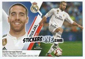 Figurina Carvajal (3) - Liga Spagnola 2019-2020 - Colecciones ESTE