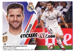 Sticker Nacho (4A) - Liga Spagnola 2019-2020 - Colecciones ESTE