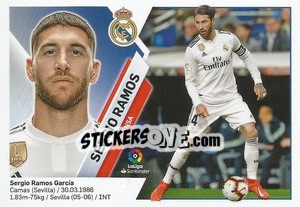 Sticker Sergio Ramos (6) - Liga Spagnola 2019-2020 n. 407 - Colecciones ESTE