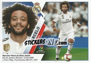 Sticker Marcelo (7) - Liga Spagnola 2019-2020 n. 408 - Colecciones ESTE