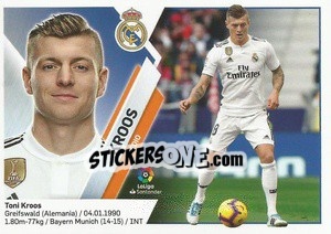 Sticker Kroos (9) - Liga Spagnola 2019-2020 - Colecciones ESTE