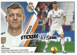 Sticker Kroos (9) - Liga Spagnola 2019-2020 n. 410 - Colecciones ESTE