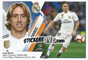 Sticker Modric (10) - Liga Spagnola 2019-2020 n. 411 - Colecciones ESTE