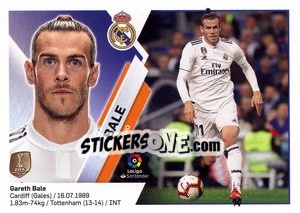 Sticker Bale (13A) - Liga Spagnola 2019-2020 n. 415 - Colecciones ESTE