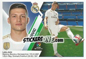 Sticker Jovic (16) - Liga Spagnola 2019-2020 n. 420 - Colecciones ESTE