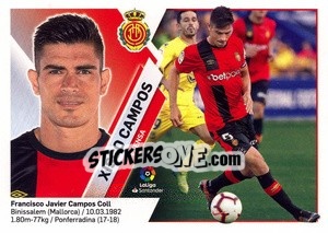 Sticker Xisco Campos (6A) - Liga Spagnola 2019-2020 - Colecciones ESTE
