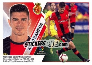 Sticker Xisco Campos (6A) - Liga Spagnola 2019-2020 n. 436 - Colecciones ESTE