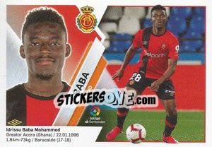 Sticker Baba (12B) - Liga Spagnola 2019-2020 n. 444 - Colecciones ESTE